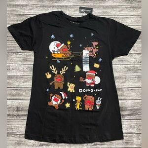 NWT Adult Small Domo Christmas Graphic Shirt NEW W/ Tag! Hot Topic